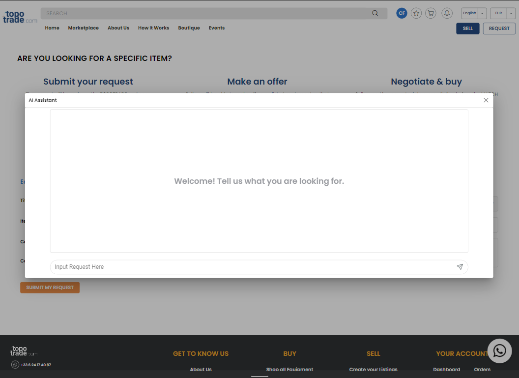 Introducing AI in request process Introducing AI in request process